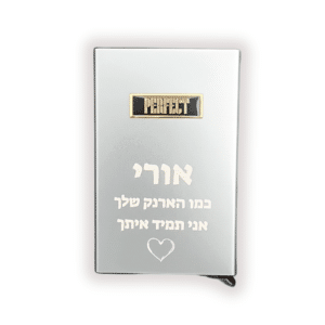 ארנקון כרטיסים פטנט מטאלי